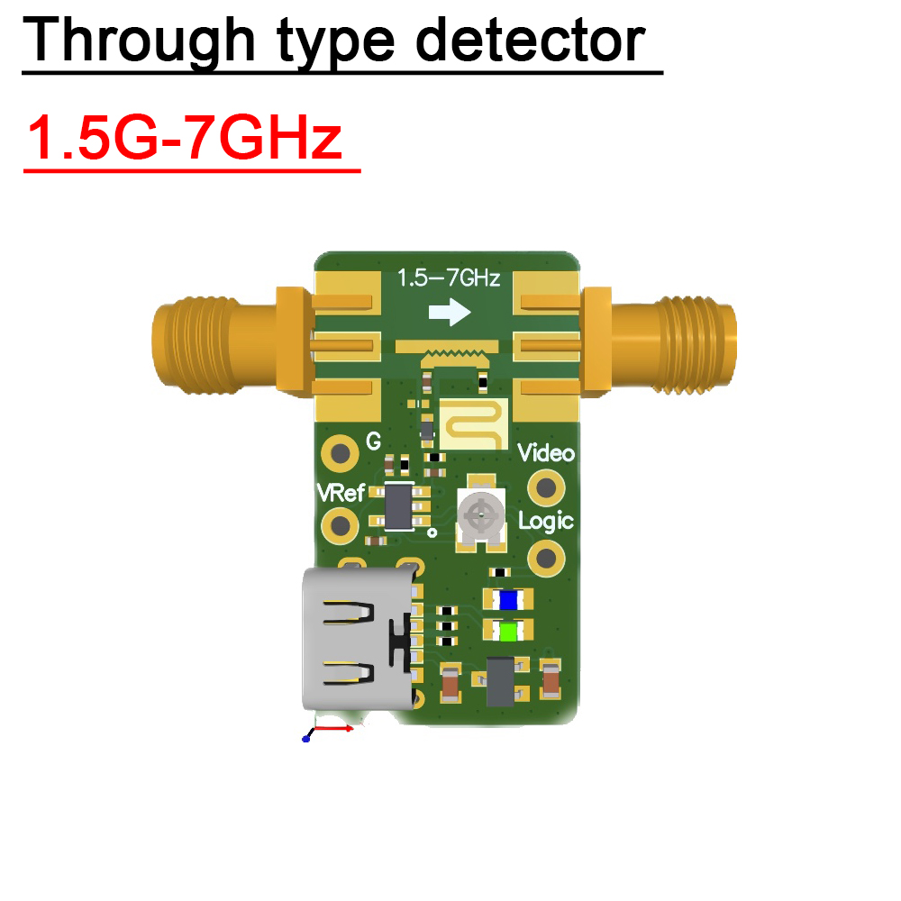 Co Detector Plug - 1.5G-7GHz przez komparator detektora radiodetektora sprzęg