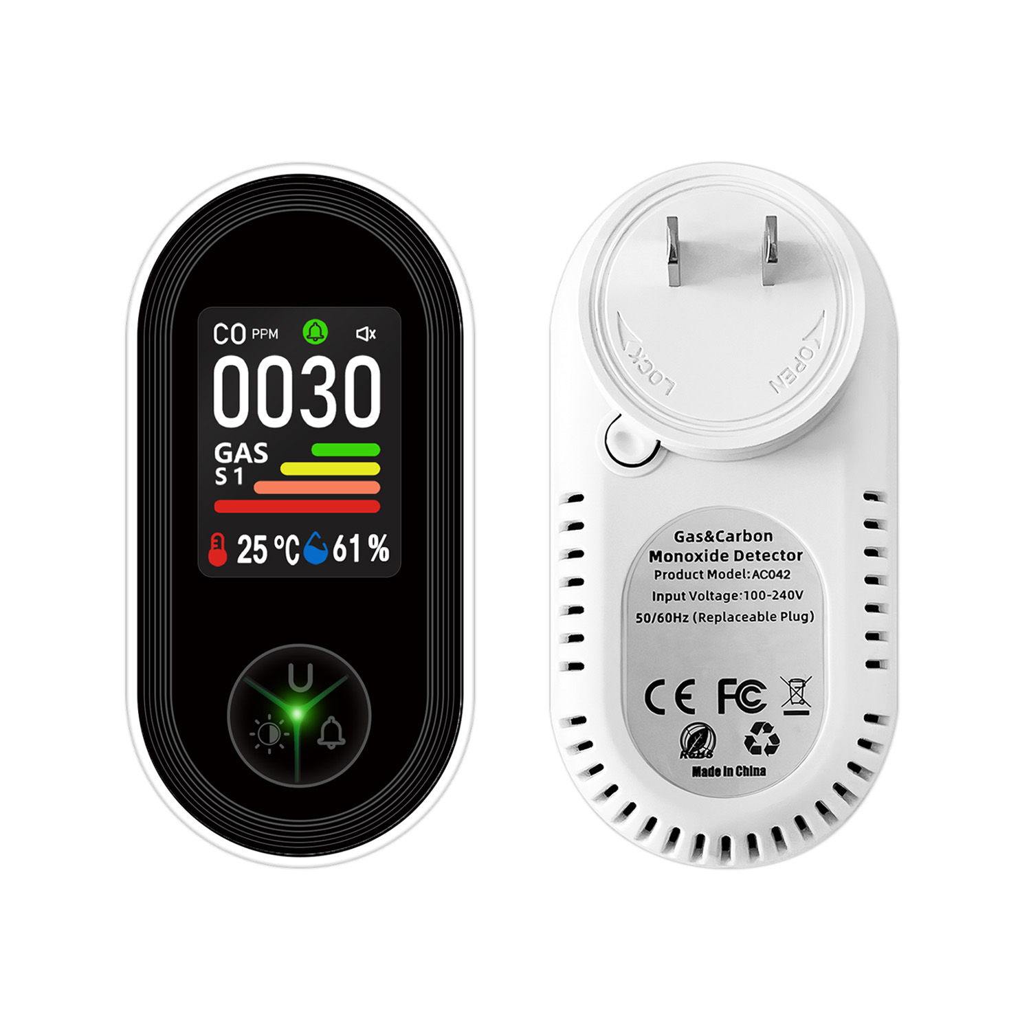 Detektor gazów OEM 4-w-1 i ana – Co Detector Plug recenzja i cena